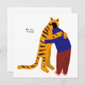 私の虎 招待状 (正面/裏面)