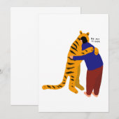 私の虎 招待状 (正面/裏面)