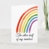 私の虹のもう半分　あなたが私を完成させる カード (正面)