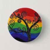 私の虹の木 缶バッジ (正面)