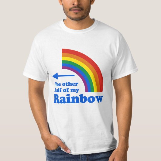 私の虹の残りの半分(右の) Tシャツ (正面)