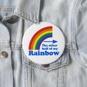 私の虹の残りの半分(残っている) 缶バッジ (インサイチュ)