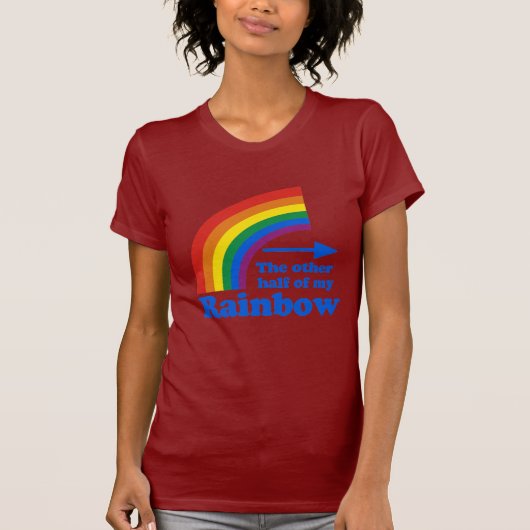 私の虹の残りの半分(残っている) Tシャツ (正面)