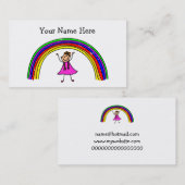 私の虹 名刺 (正面/裏面)