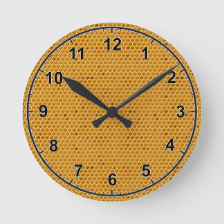 私の蜂蜜があるところ ラウンド壁時計