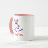 私の蜂蜜のバニー マグカップ (正面左)