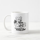 私の蜂蜜のポット- .PNG --に触れて下さい コーヒーマグカップ (左)