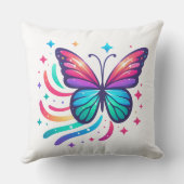 私の蝶の枕。4つすべてを集め! クッション (裏面)