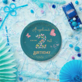 私の蝶は二つ回っている:蝶のテーマ ペーパープレート (パーティー)