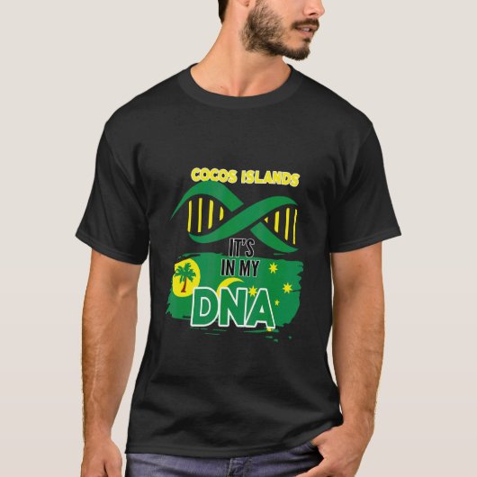 私の血に流れるココス諸島 Tシャツ (正面)