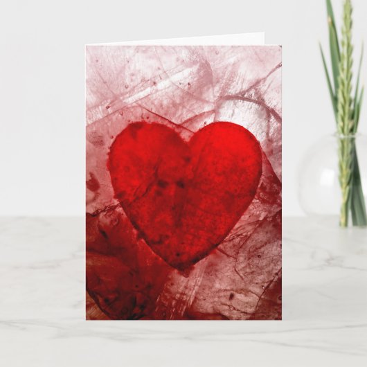 私の血のバレンタイン シーズンカード (正面)