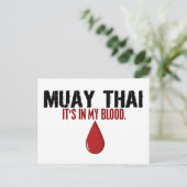 私の血の中でタイ語 ポストカード (スタンド正面)