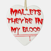 私の血の木槌 セラミックオーナメント (右)