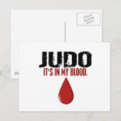 私の血の柔道で ポストカード (正面/裏面)
