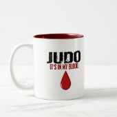 私の血の柔道 ツートーンマグカップ (左)