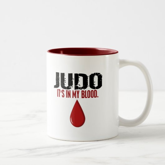 私の血の柔道 ツートーンマグカップ (右)