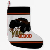 私の血の泥 スモールクリスマスストッキング (正面)