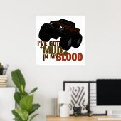 私の血の泥 ポスター (ホームオフィス)