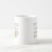 私の血液型はカボチャ・スパイス コーヒーマグカップ (中央)