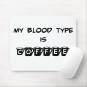 私の血液型はコーヒーマウスパッドです マウスパッド (マウス)