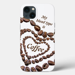 私の血液型はコーヒー好きのカフェインCase-Mate iPhone 13ケース