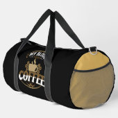 私の血液型はコーヒー ダッフルバッグ (右コーナー)