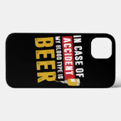 私の血液型はビール Case-Mate iPhoneケース (裏面 (横))
