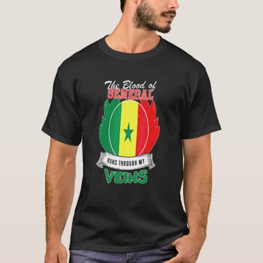 私の血管に流れるセネガル Tシャツ (正面)