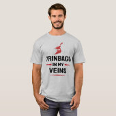 私の血管に流れるトリニバゴ • 868 トリニダードの誇り Tシャツ (正面フル)