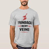 私の血管に流れるトリニバゴ • 868 トリニダードの誇り Tシャツ (正面)
