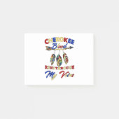 私の血管走の贈り物を通してチェロキーの血 ポストイット (正面)