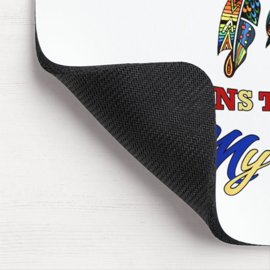 私の血管走の贈り物を通してチェロキーの血 マウスパッド (コーナー)