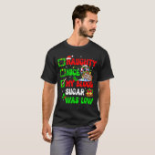 私の血糖値が悪戯して低血糖糖尿病 Tシャツ (正面フル)