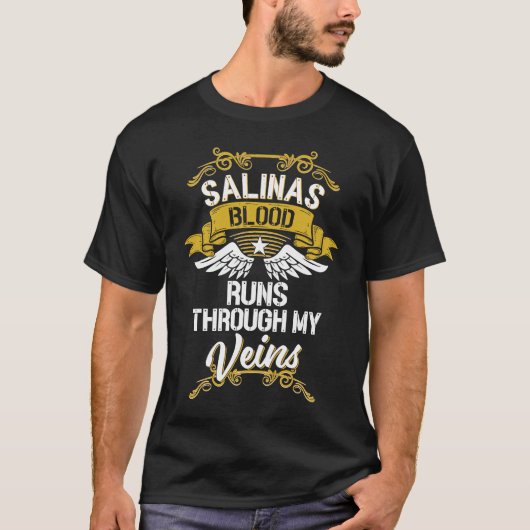 私の血走気を通るサリナス Tシャツ (正面)