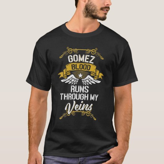 私の血走脈を通るゴメス Tシャツ (正面)