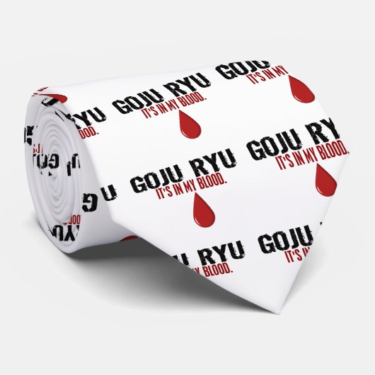 私の血GOJU RYU ネクタイ (ロール)