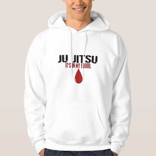 私の血JU JITSU パーカ (正面)