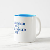 私の行く先に私が手に入れるべき障害 ツートーンマグカップ (正面右)