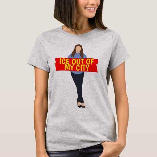私の街から氷がなくなるTシャツ Tシャツ (正面)
