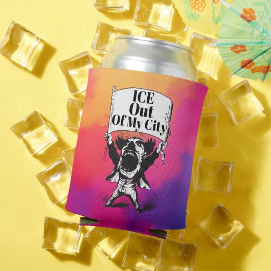 私の街からICEを排除しよう 缶クーラー (インサイチュ 夏)