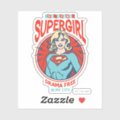 私の街で無料のスーパーガールドラマ シール (シート)