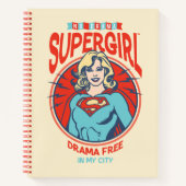 私の街で無料のスーパーガールドラマ ノートブック (正面)