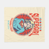 私の街で無料のスーパーガールドラマ フリースブランケット (正面(横))