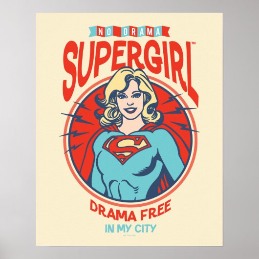 私の街で無料のスーパーガールドラマ ポスター (正面)