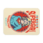 私の街で無料のスーパーガールドラマ マグネット (横)