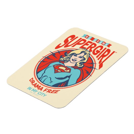 私の街で無料のスーパーガールドラマ マグネット (左側)