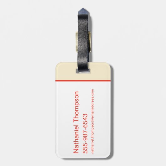 私の街で無料のスーパーガールドラマ ラゲッジタグ (裏面縦)