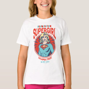 私の街で無料のスーパーガールドラマ Tシャツ