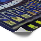 私の街の夜 | AIアートポスター ポスター (角)