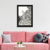 私の街は海に火で動いた。キャンバス印刷 キャンバスプリント (インサイチュ (リビング))